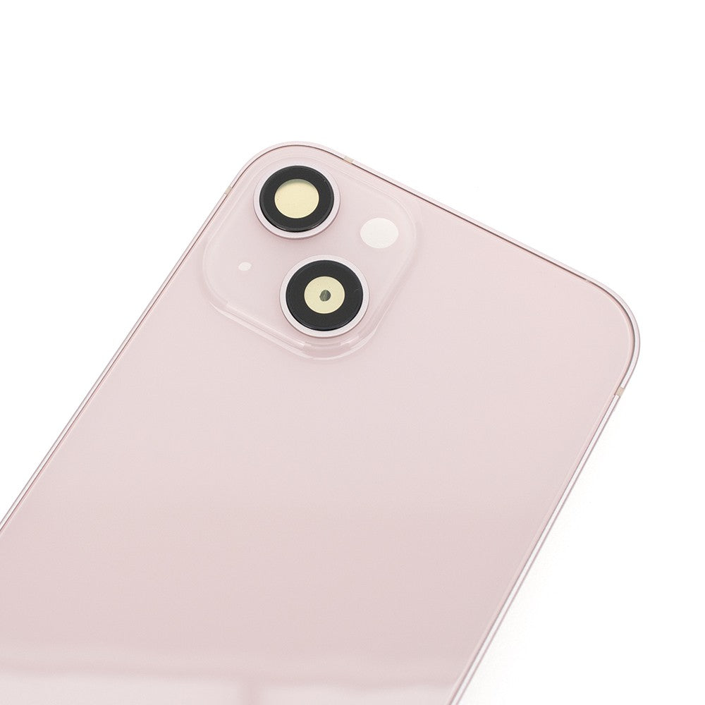 Rear Housing for iPhone 13 (NO LOGO)-Pink Rear Housing for iPhone 13 (NO LOGO)-Pink